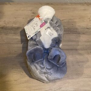 Slippers Cozy mouse size 6-7.5 womens gray non slip